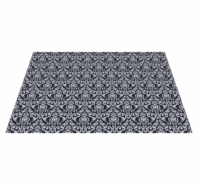 Tapete vinílico azulejos inspiração botânica duradoura - TenStickers