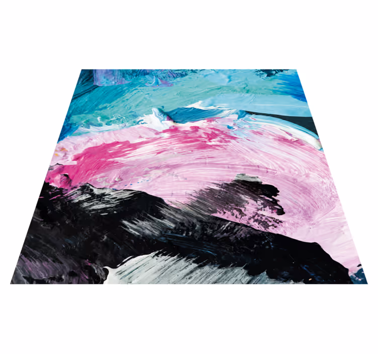 Tapete vinílico outras texturas explosão de cores abstratas - TenStickers