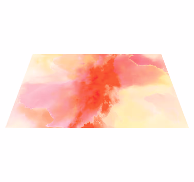 Tapete em vinil infantil tons abstratos vibrantes - TenStickers