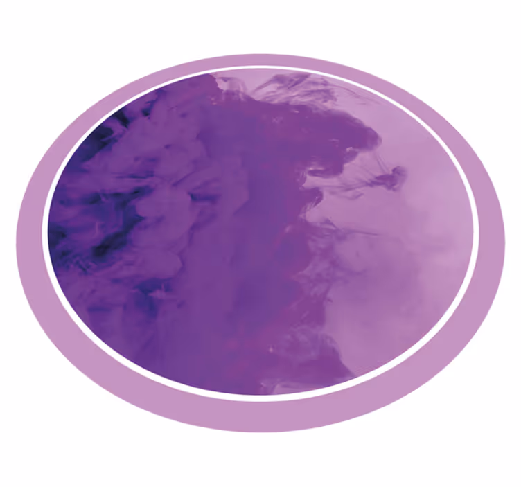 Tapete vinílico redondo redemoinho roxo abstrato - TenStickers