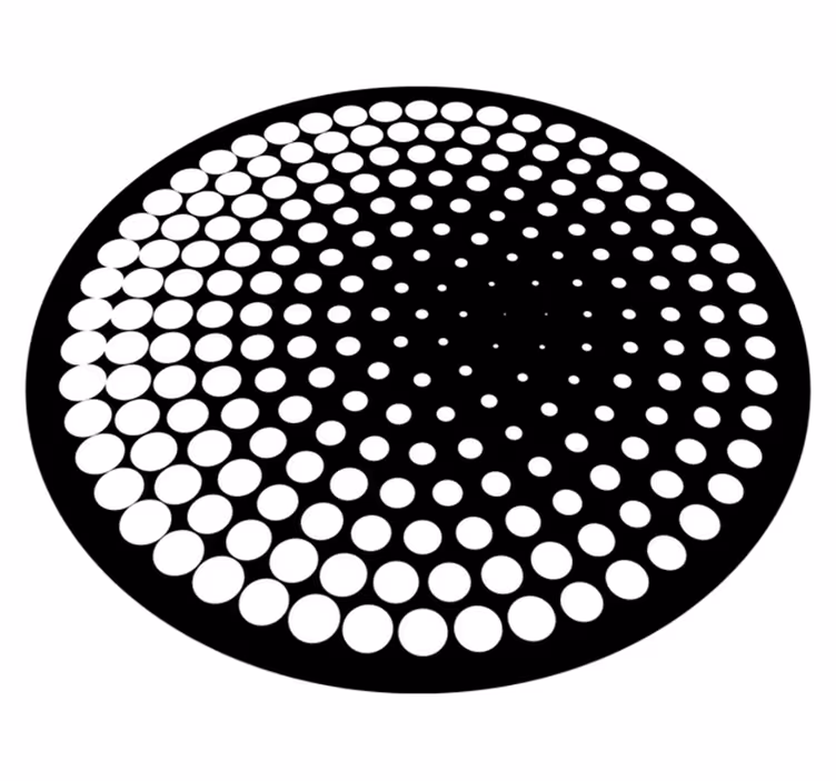 Tapete vinílico geométricas padrão pontilhado - TenStickers