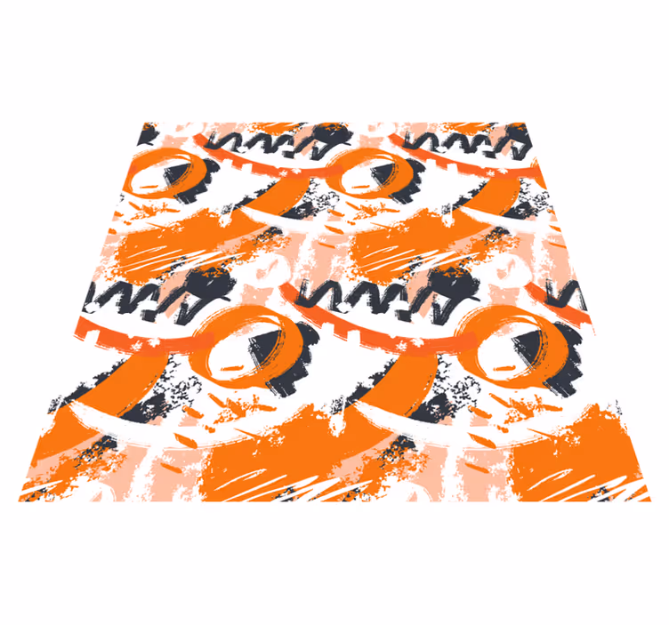 Tapete vinílico moderno formas abstratas explodem - TenStickers