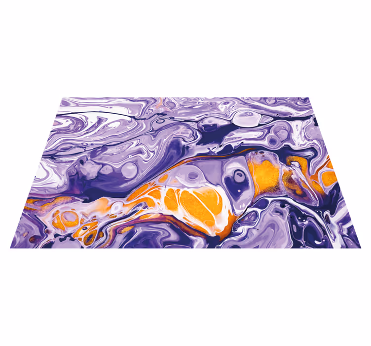 Tapete de vinil mármore redemoinho roxo abstrato - TenStickers