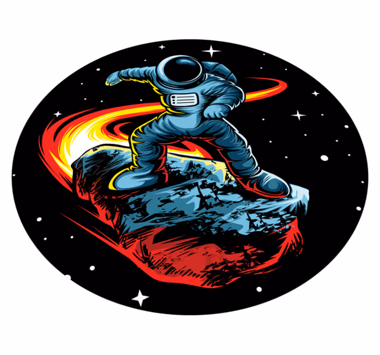 Tapete vinílico estrelas aventura cósmica - TenStickers