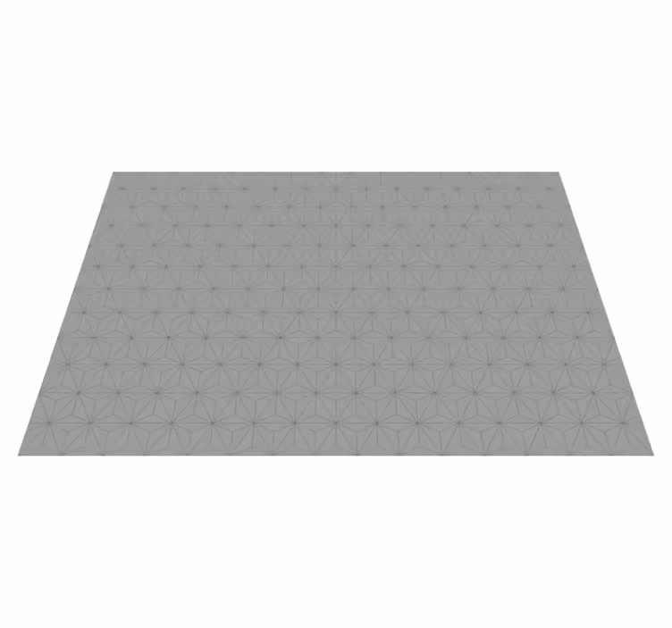 Tapete vinílico azulejos motivo geométrico cinza - TenStickers