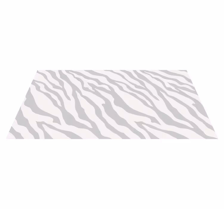 Tapete vinílico estampa de animal listras de zebra cinza - TenStickers