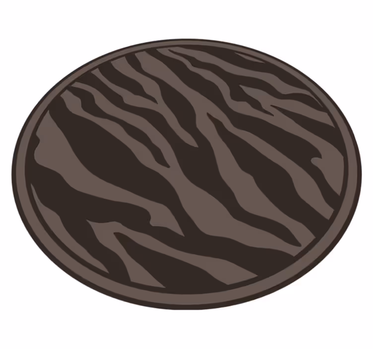 Tapete vinílico estampa de animal elegante padrão zebra - TenStickers