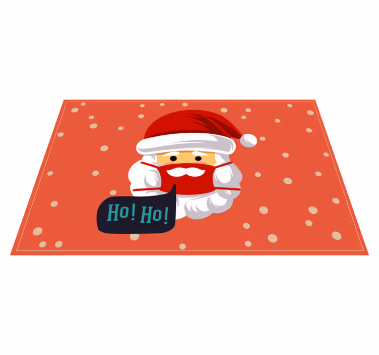 Tapete vinílico do Natal alegria do papai noel - TenStickers