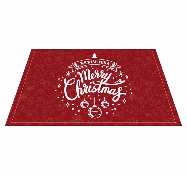 Tapete vinílico do Natal boas festas - TenStickers