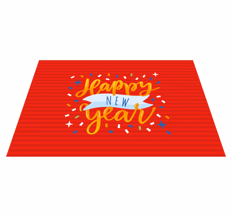 Tapete vinílico do Natal celebração de ano novo - TenStickers