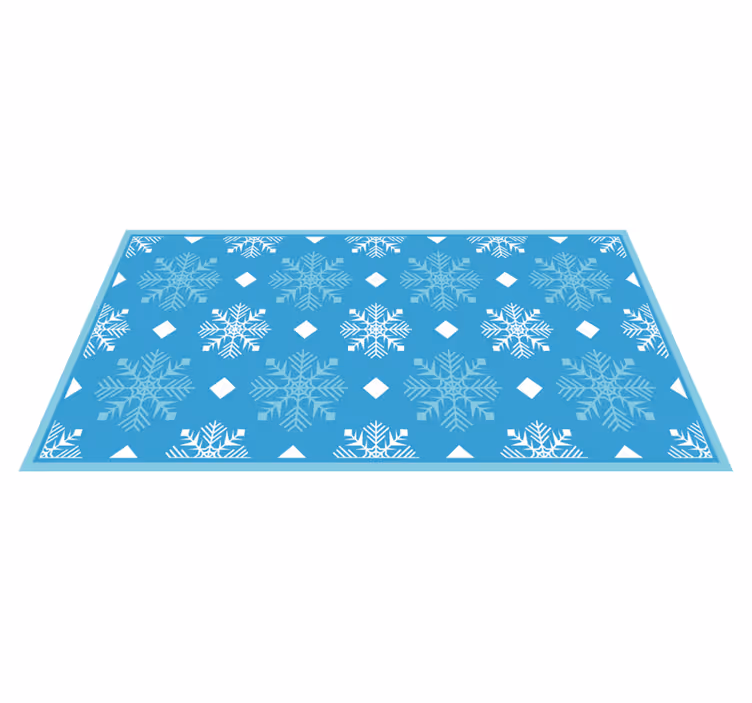 Tapete vinílico do Natal conceito de floco de neve - TenStickers