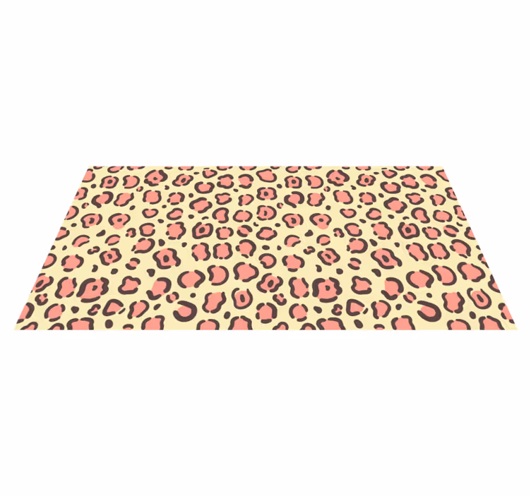 Tapete vinílico estampa de animal com detalhes de leopardo - TenStickers