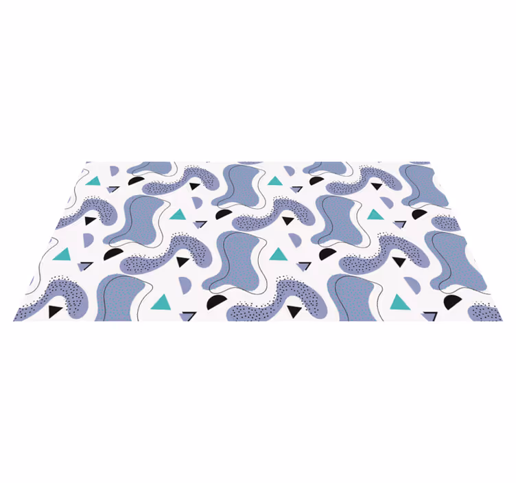 Tapete vinílico minimalista motivo de formas abstratas - TenStickers