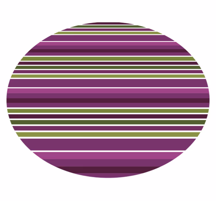 Tapete circular de produtohorizontal roxo e verde - TenStickers