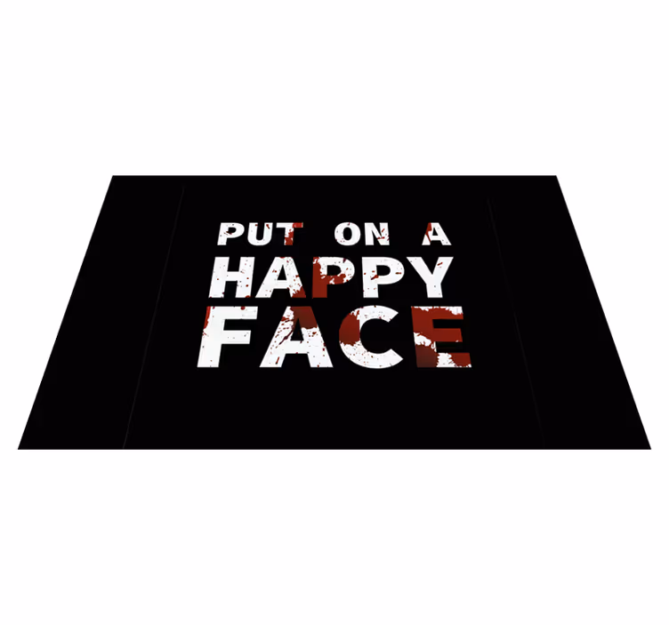 Tapete vinílico frases e textos colocar no rosto - TenStickers