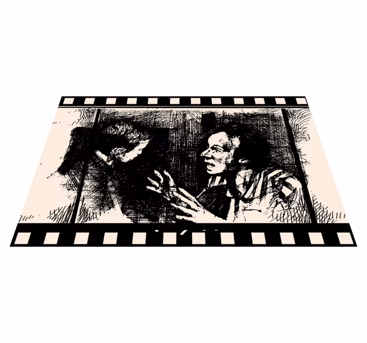 Tapete vinílico eventos arte de cena de filme - TenStickers