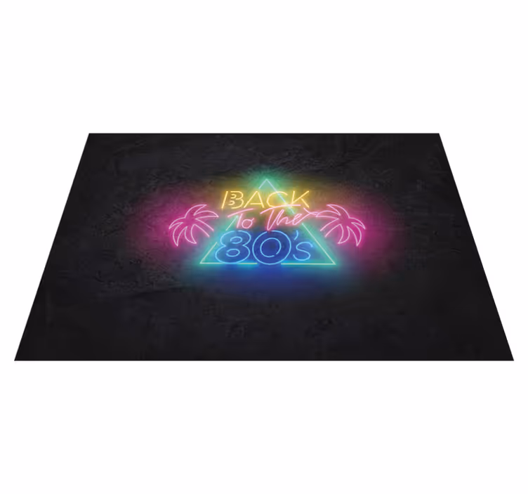 Tapete vinílico vintage de volta aos anos 80 - TenStickers