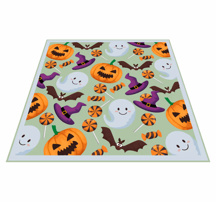 Tapete vinílico halloween vibes de halloween felizes - TenStickers