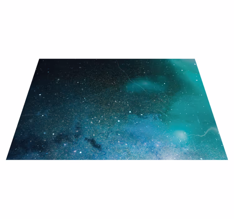 Tapete vinílico estrelas matiz da galáxia cósmica - TenStickers
