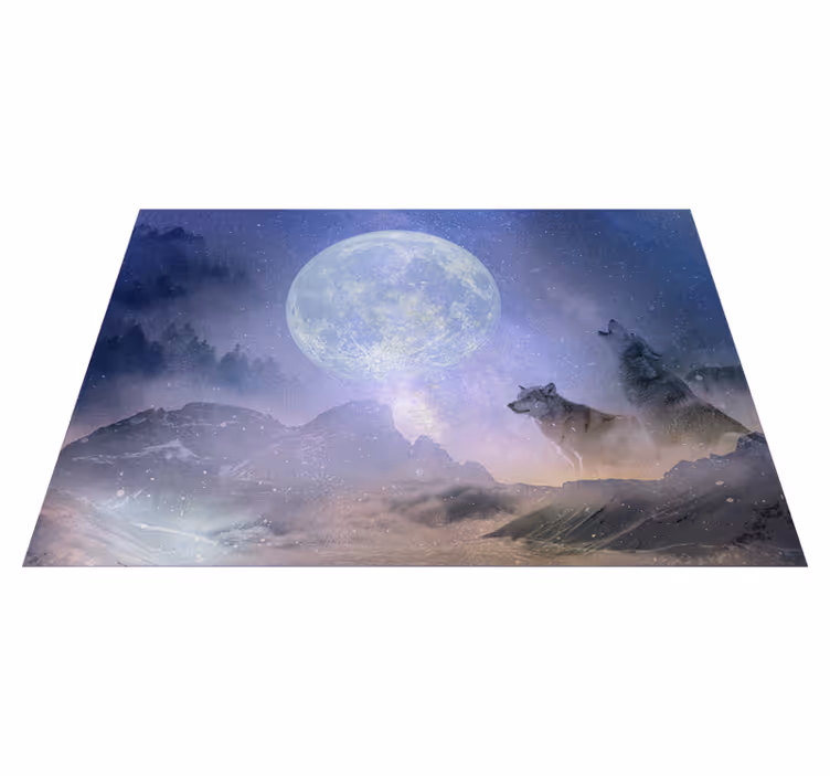 Tapete vinílico natureza luar majestoso - TenStickers