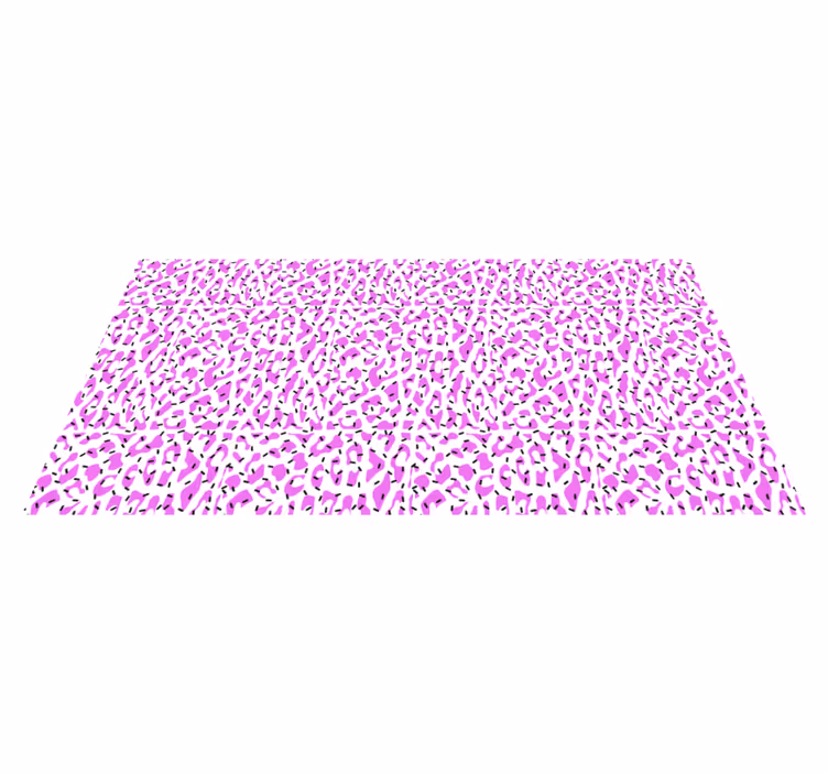 Tapete vinílico estampa de animal padrão de leopardo fúcsia - TenStickers