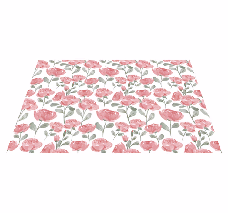 Tapete vinílico flores e plantas motivo botânico de papoulas - TenStickers