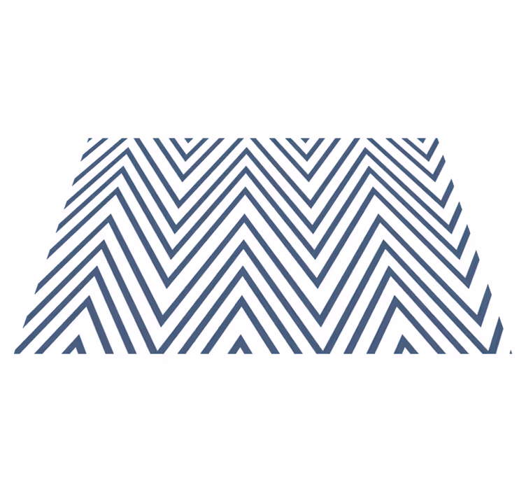 Tapete vinílico geométricas padrão chevron em negrito - TenStickers