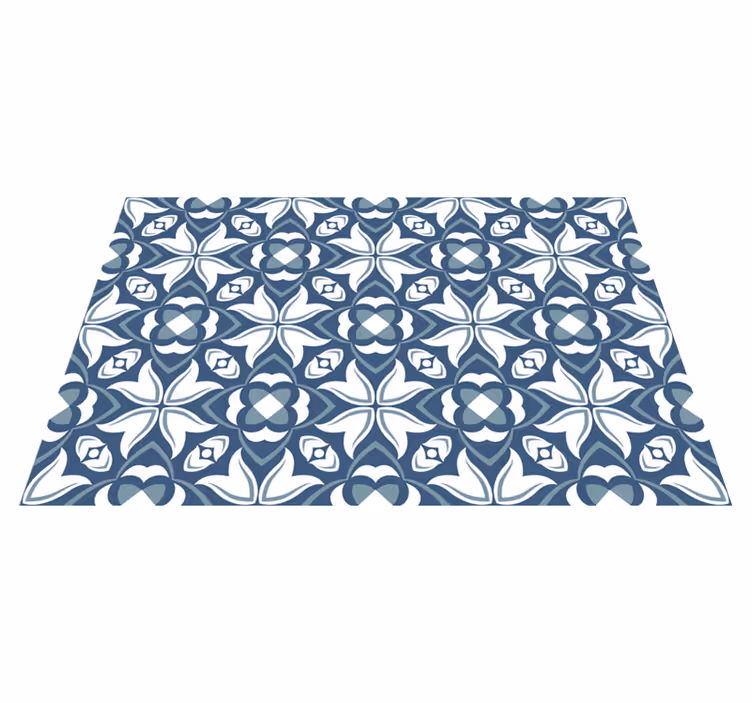 Tapete vinílico azulejos elementos botânicos graciosos - TenStickers