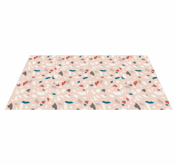 Tapete vinílico outras texturas padrão de terrazzo colorido - TenStickers