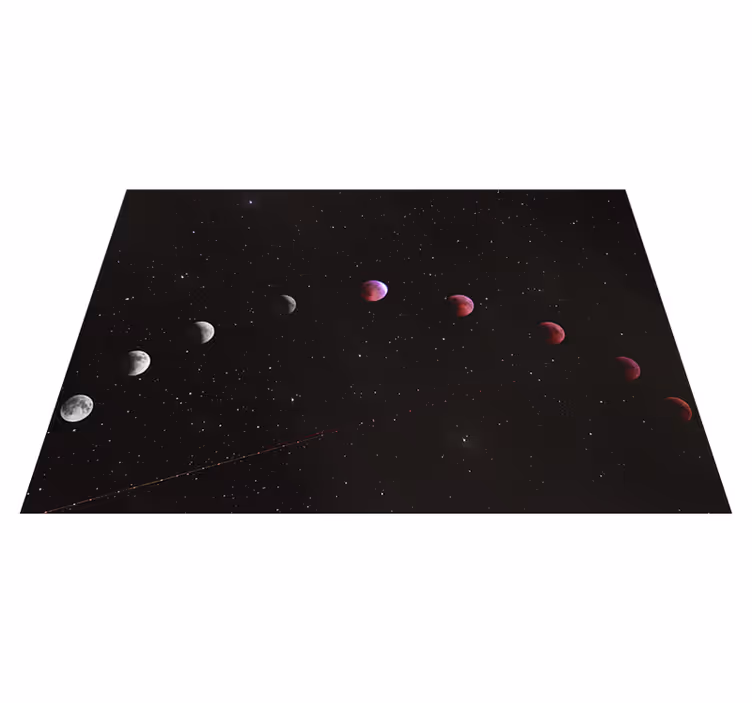 Tapete em vinil infantil alinhamento planetário - TenStickers