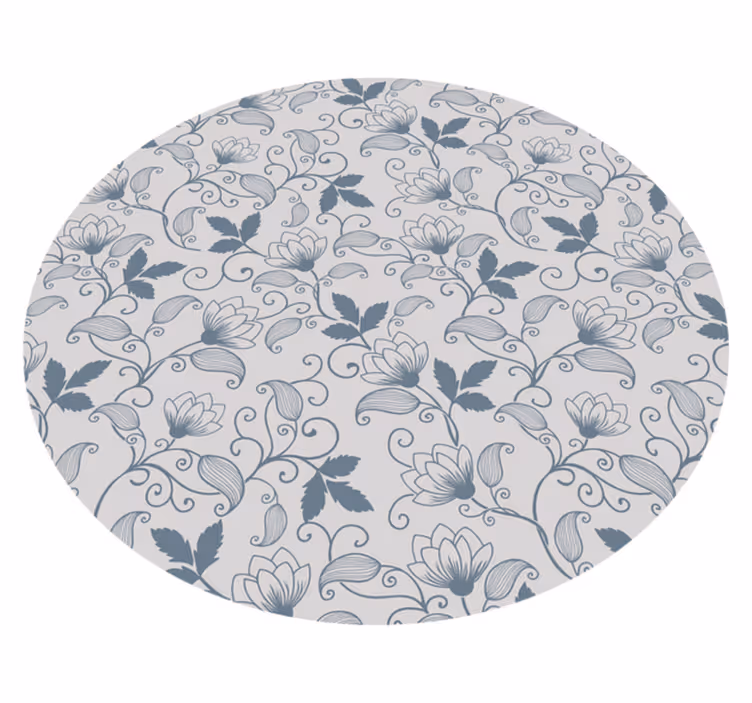 Tapete vinílico casa de banho serenidade floral - TenStickers
