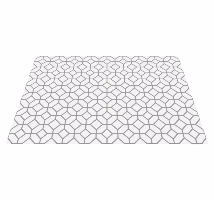 Tapete vinílico azulejos arranjo de favo de mel - TenStickers