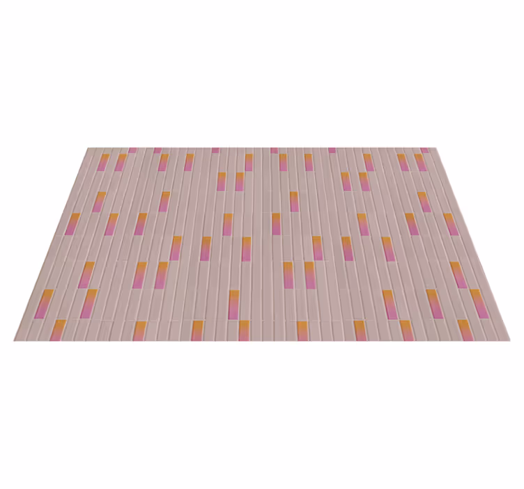 Tapete vinílico azulejos blocos de gradiente rosa - TenStickers