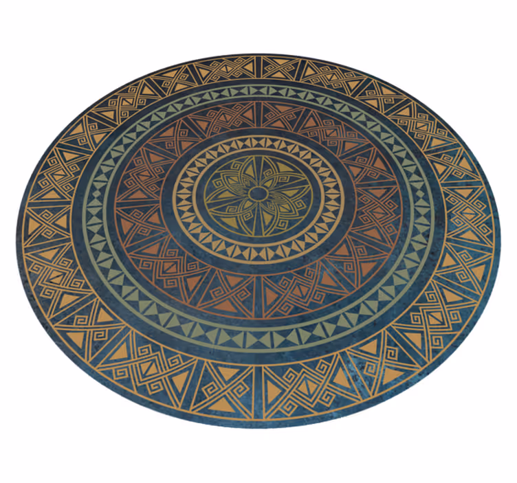 Tapete vinílico etnicas mandala antiga - TenStickers