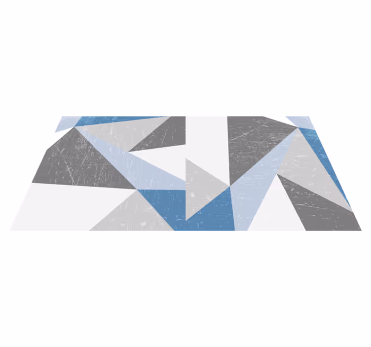 Tapete vinílico geométricas padrão geométrico de mármore - TenStickers