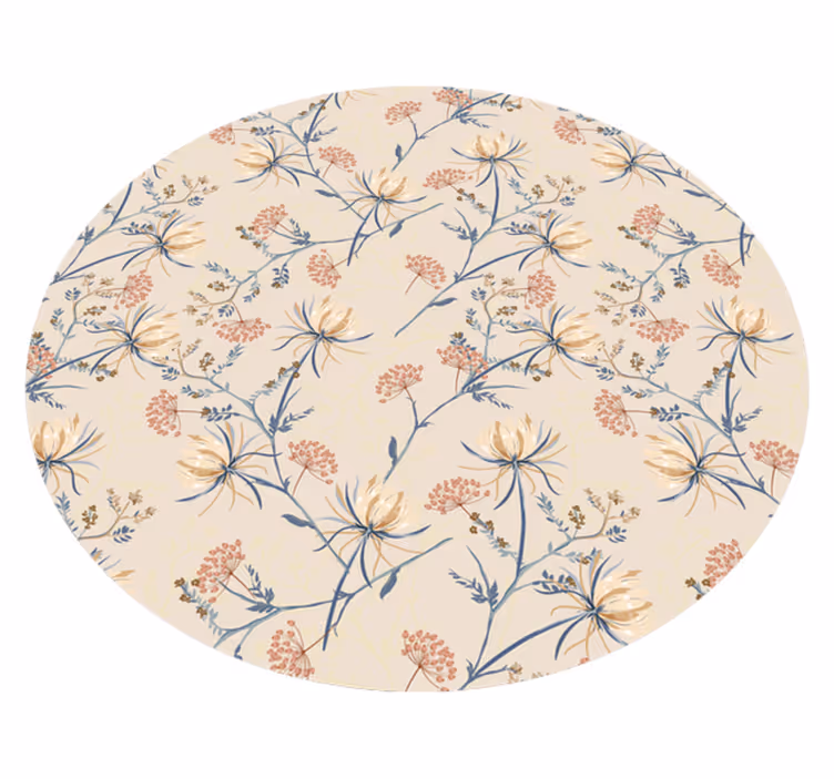 Tapete vinílico flores e plantas superfície de flor botânica - TenStickers