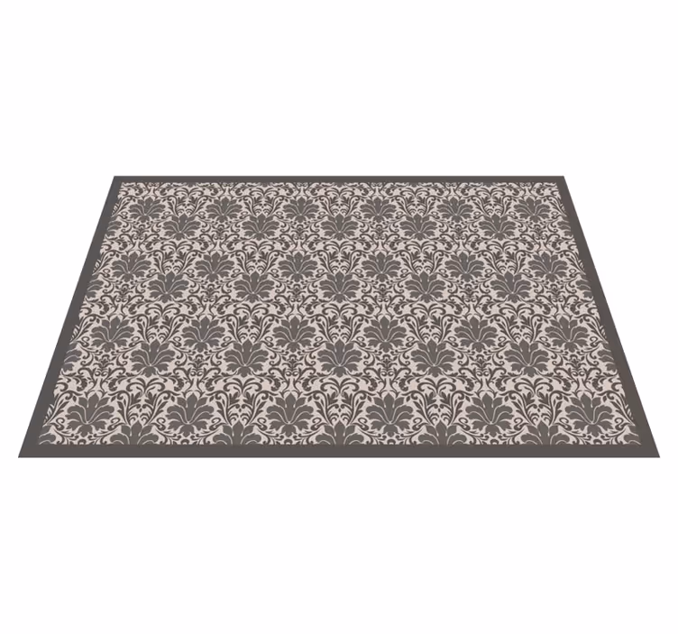 Tapete vinílico de pedras elegante padrão de damasco - TenStickers