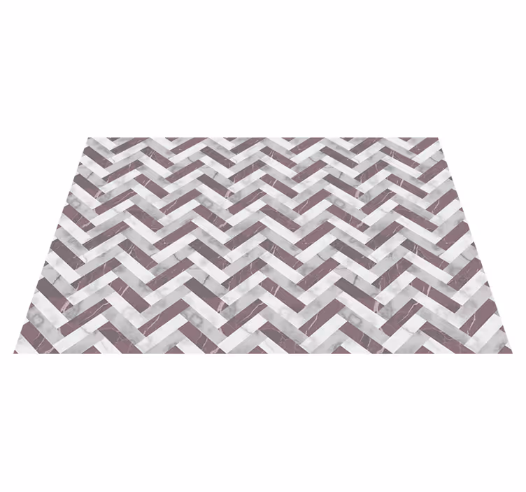 Tapete vinílico geométricas sobreposição de padrão chevron - TenStickers