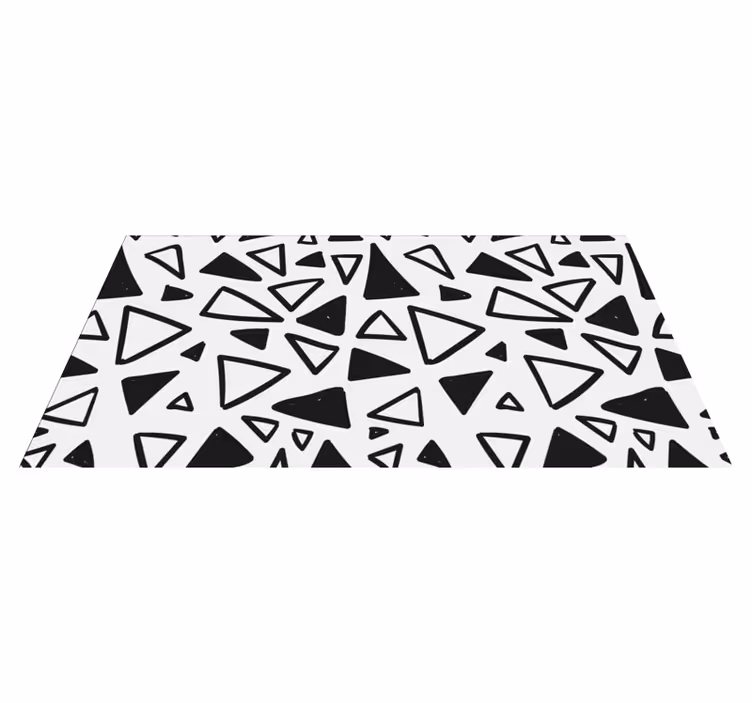 Tapete vinílico de formas geométricas triangular abstrato - TenStickers