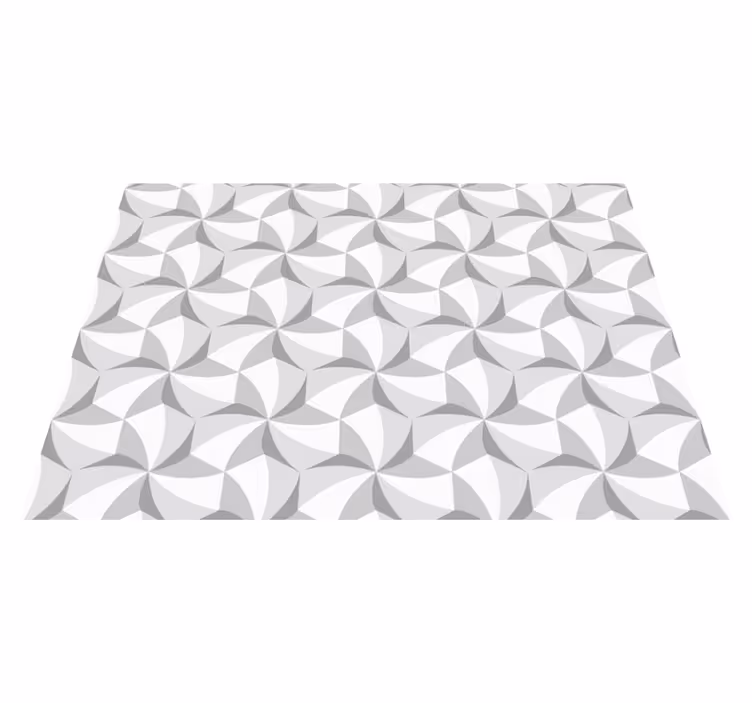 Tapete vinílico geométricas padrão de redemoinho abstrato - TenStickers