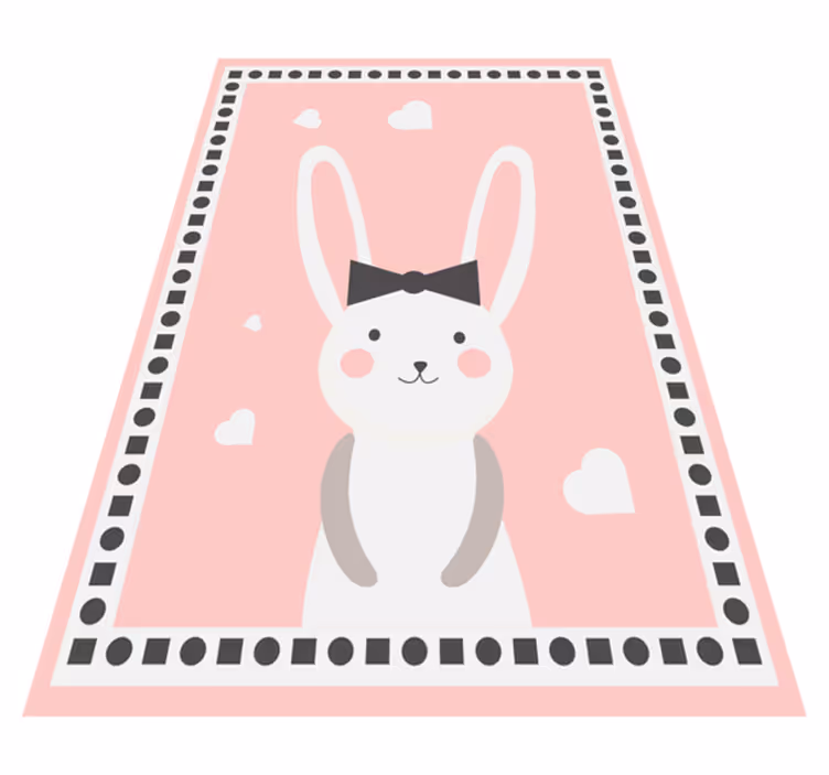 Tapete vinílico bebé decoração de quarto de coelho - TenStickers