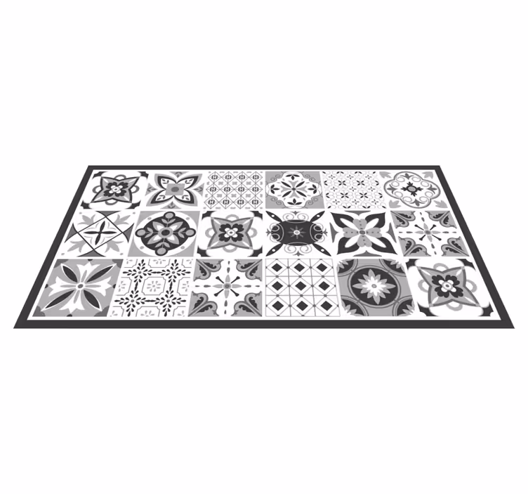 Tapete vinílico azulejo conjunto de azulejos estampados - TenStickers