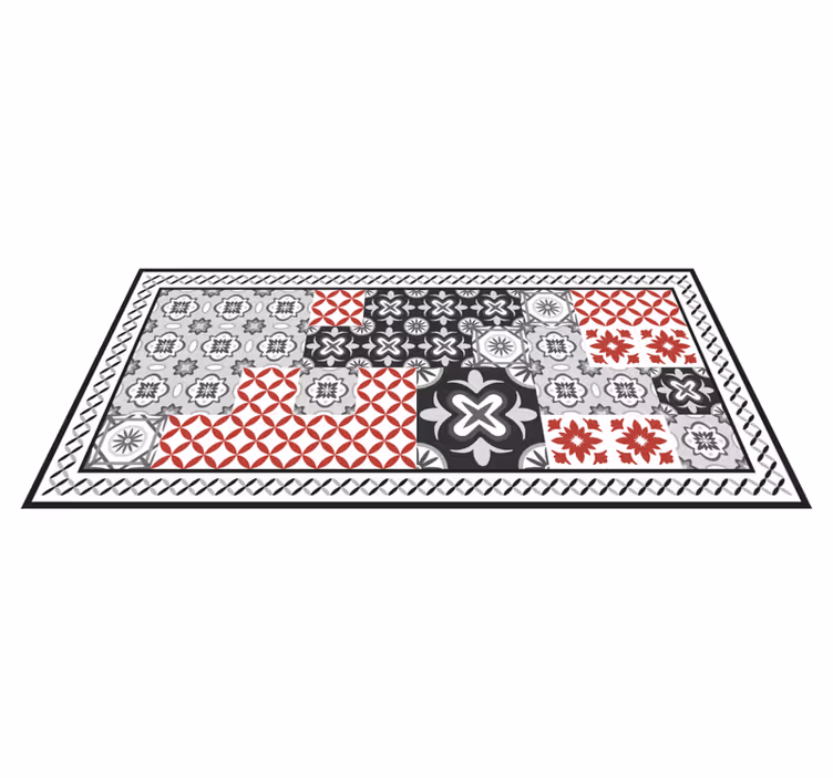 Tapete vinílico azulejos padrão de azulejo intrincado - TenStickers