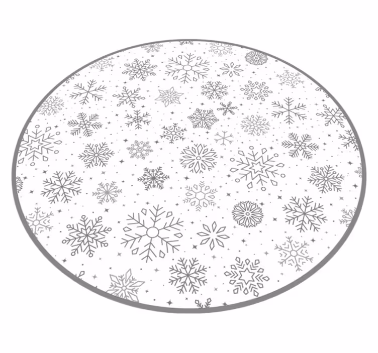 Tapete vinil do Natal flocos de neve de férias - TenStickers