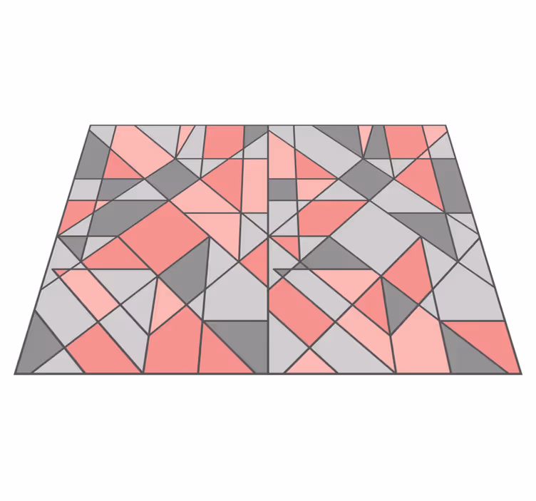 Tapete vinílico de formas geométricas abstração geométrica - TenStickers