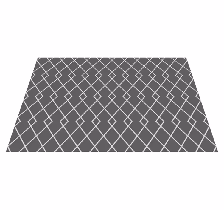 Tapete vinílico geométricas elegante arranjo de diamantes - TenStickers