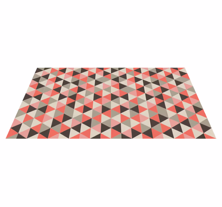 Tapete vinílico geométricas matriz triangular cubista - TenStickers