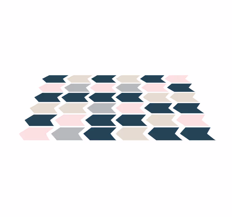 Tapete vinílico geométricas elegante padrão geométrico - TenStickers