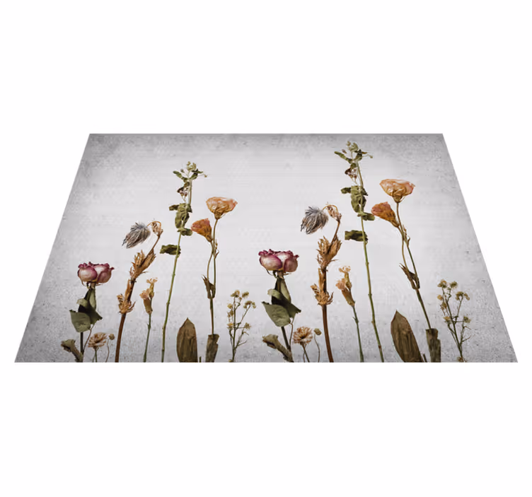 Tapete vinílico flores e plantas imagens botânicas - TenStickers