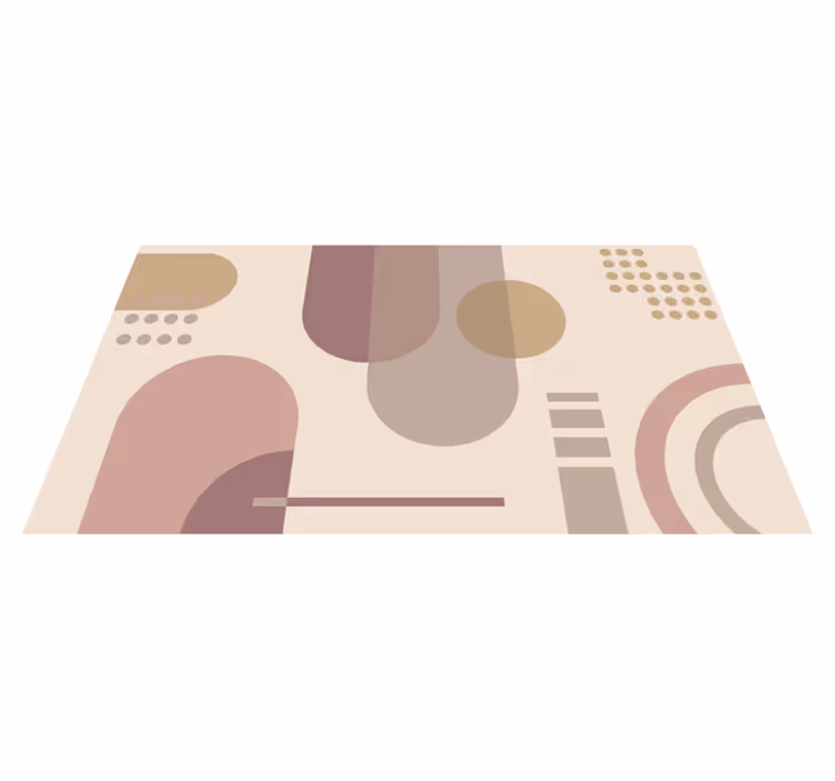 Tapete vinílico geométricas harmonia das formas - TenStickers